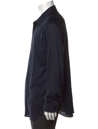 Brioni Silk Collar Polo Shirt