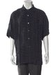 Brioni Polka Dot Print Long Sleeve Dress Shirt