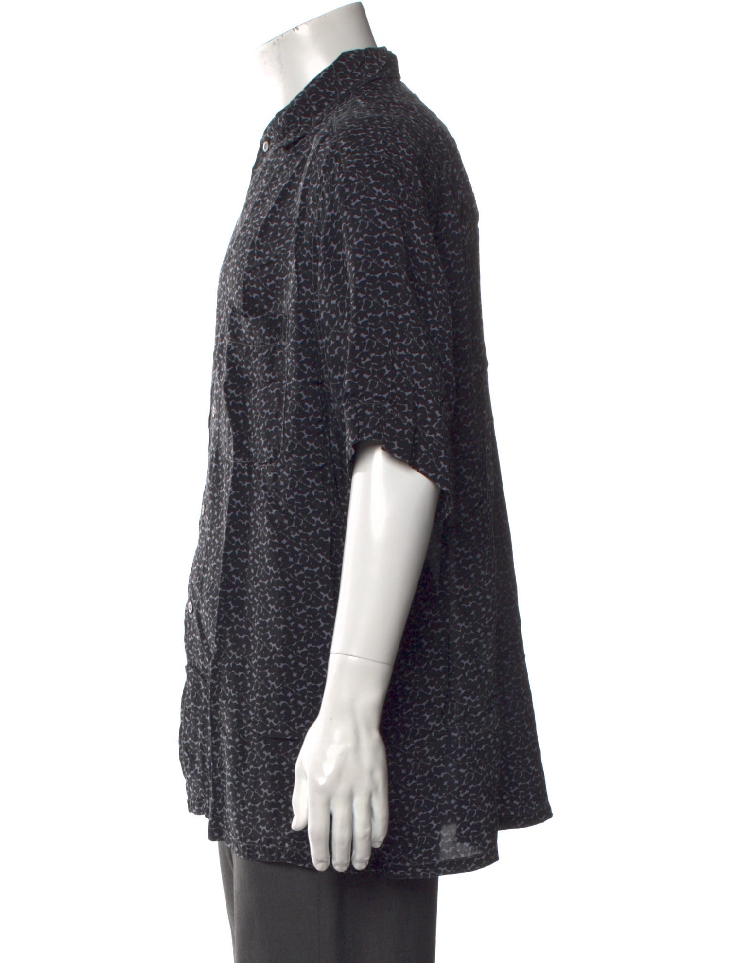 Brioni Polka Dot Print Long Sleeve Dress Shirt