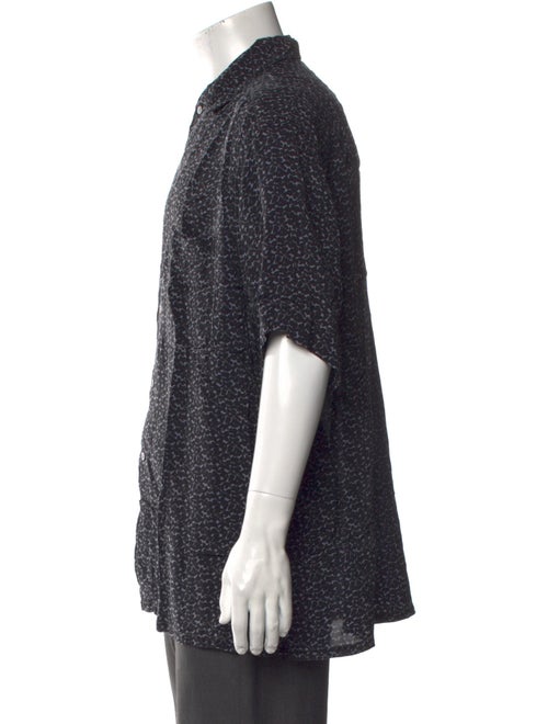 Brioni Polka Dot Print Long Sleeve Dress Shirt