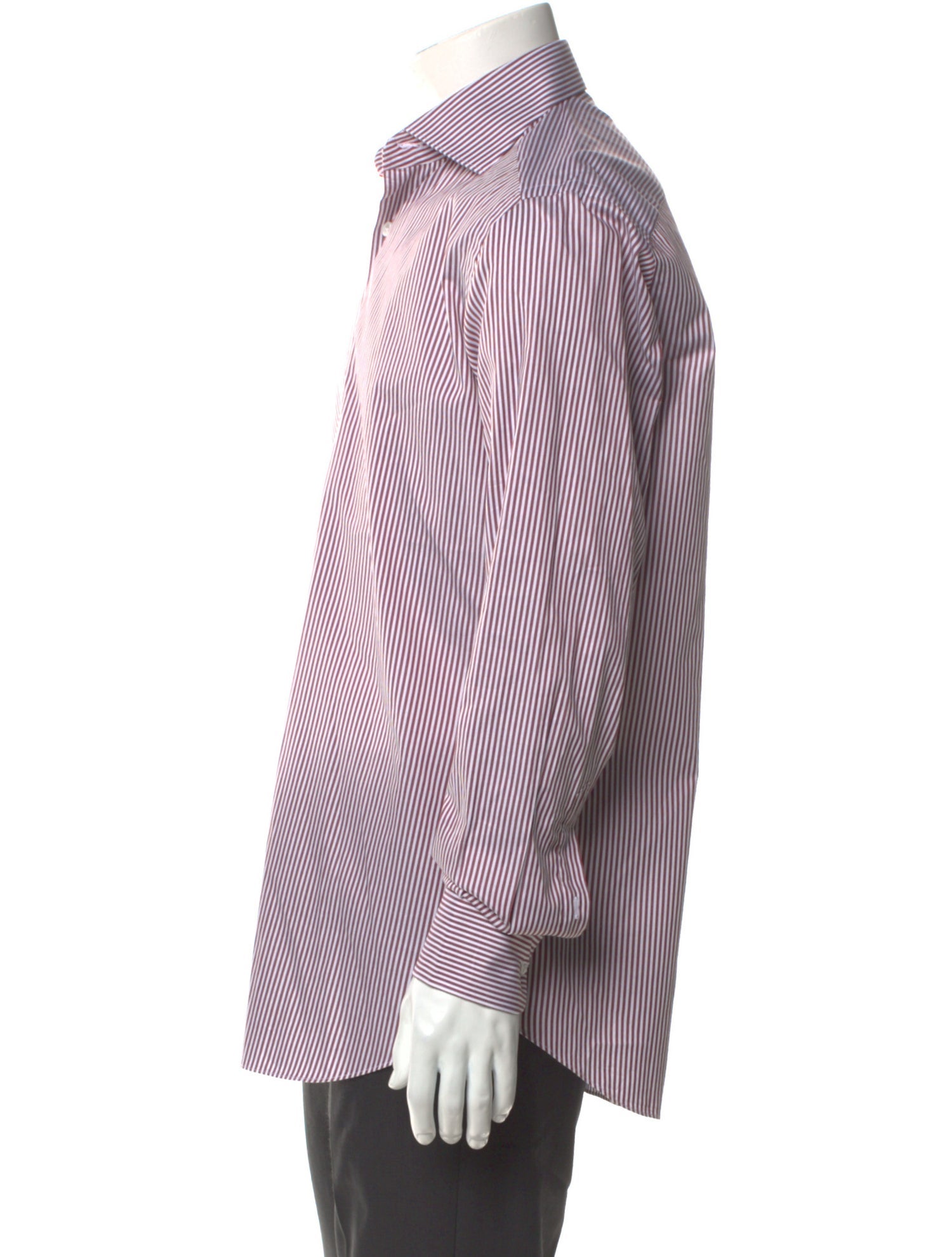 Brioni Striped Long Sleeve Shirt