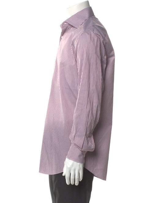 Brioni Striped Long Sleeve Shirt