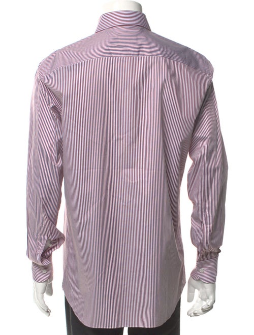 Brioni Striped Long Sleeve Shirt