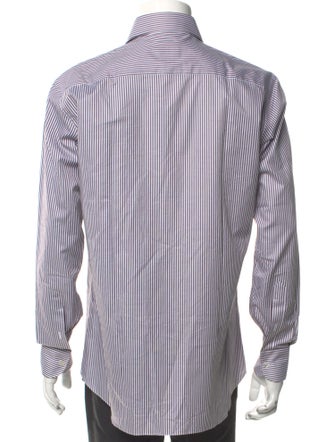 Brioni Striped Long Sleeve Shirt