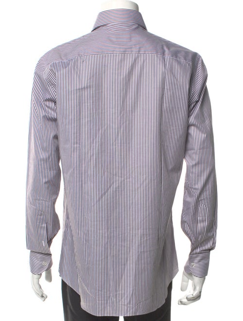 Brioni Striped Long Sleeve Shirt