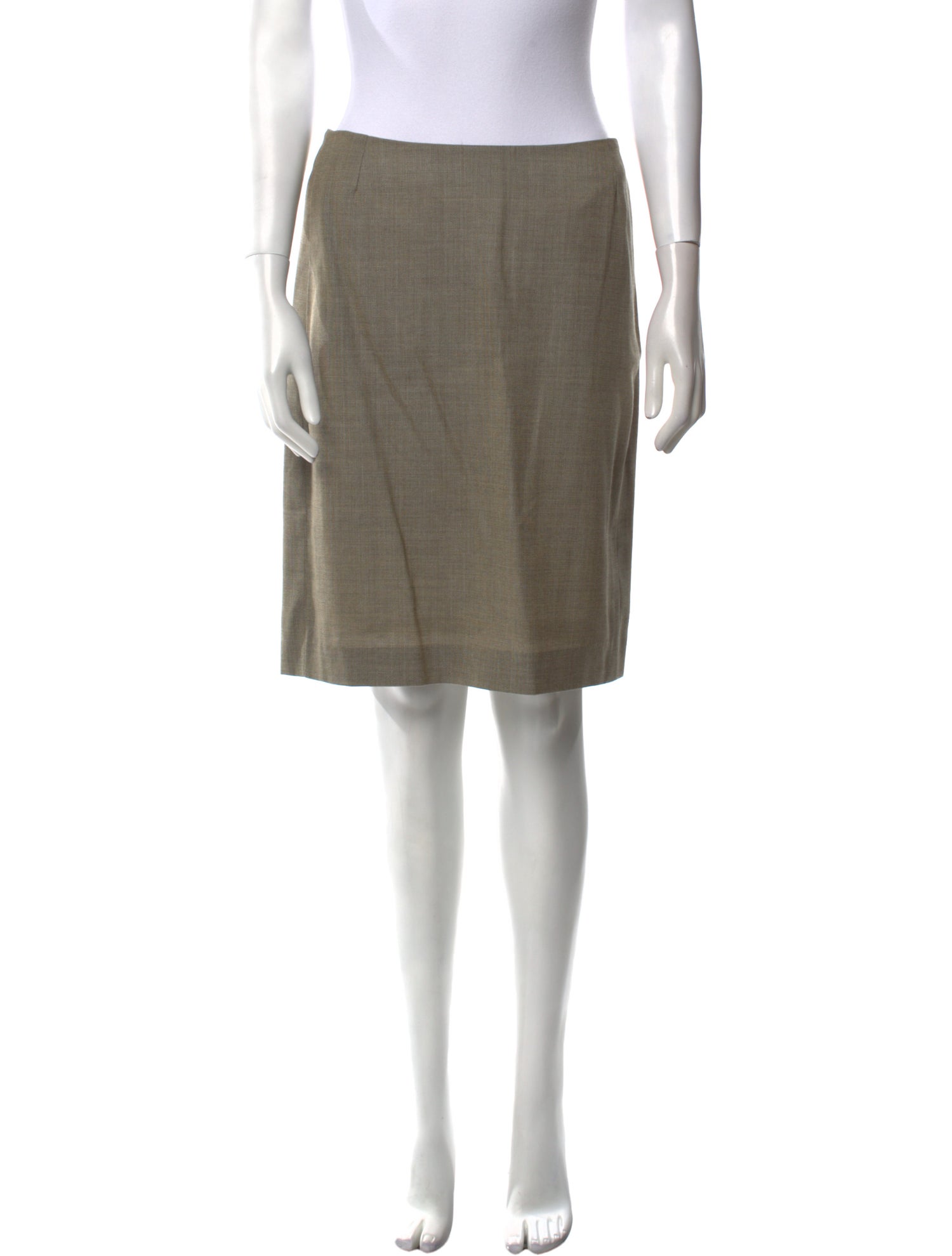 Brioni Wool Knee-Length Skirt