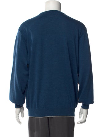 Brioni Wool Crew Neck Pullover