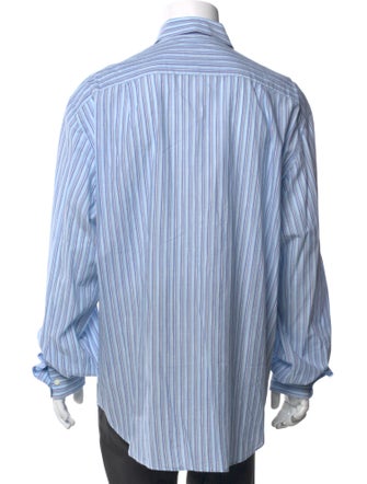Brioni Striped Long Sleeve Shirt