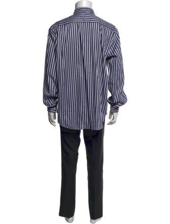 Brioni Striped Long Sleeve Shirt