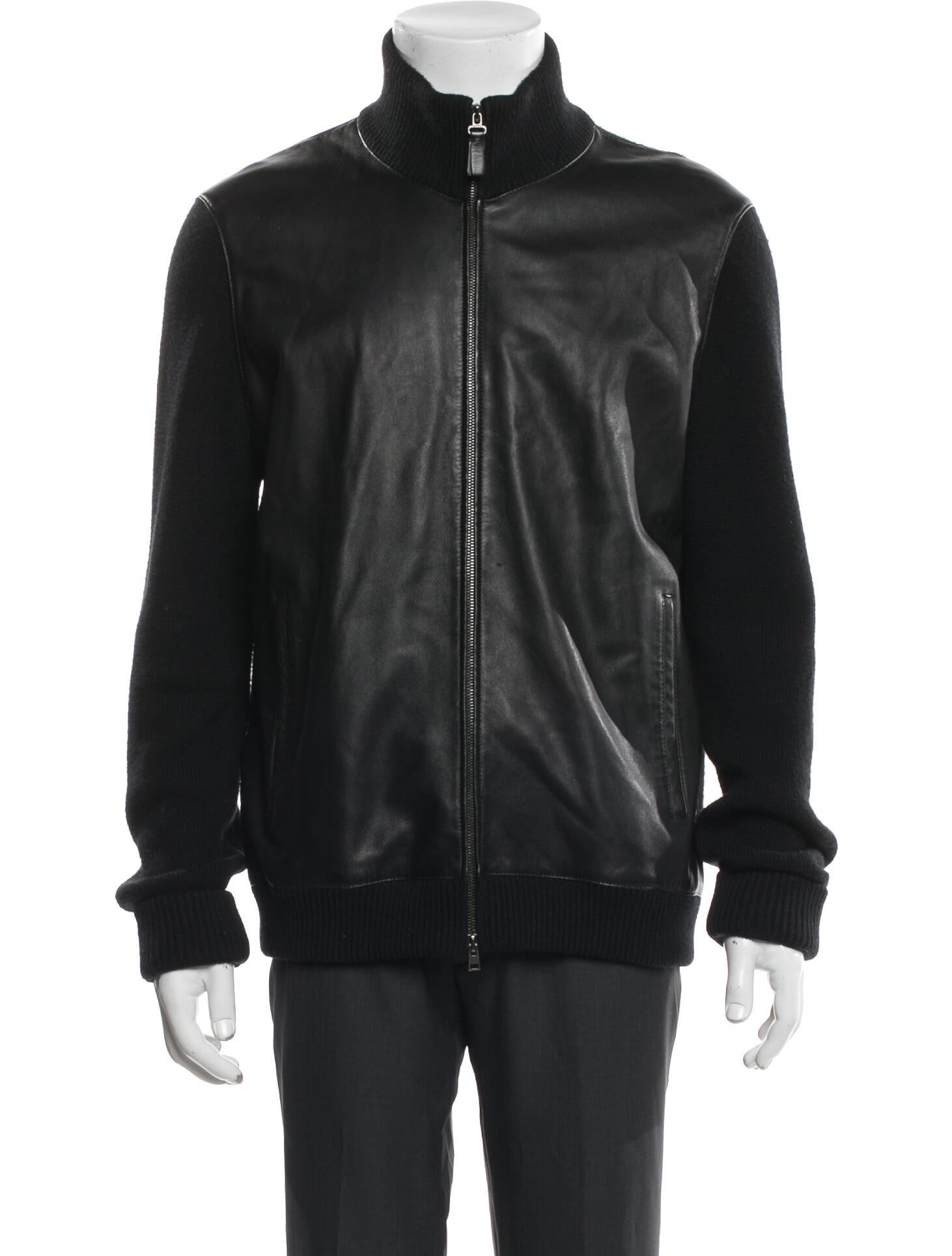 Brioni Virgin Wool Moto Jacket