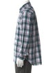 Brioni Plaid Print Long Sleeve Shirt