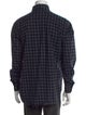Brioni Plaid Print Long Sleeve Shirt