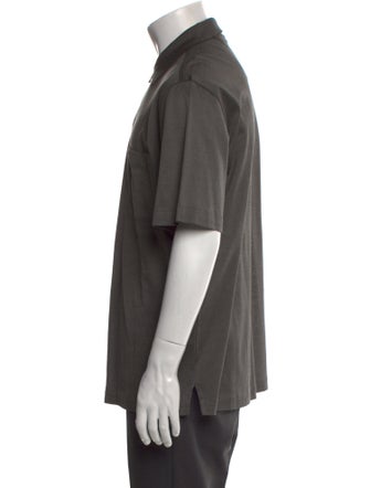 Brioni Collar Short Sleeve Polo Shirt