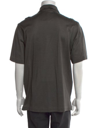 Brioni Collar Short Sleeve Polo Shirt