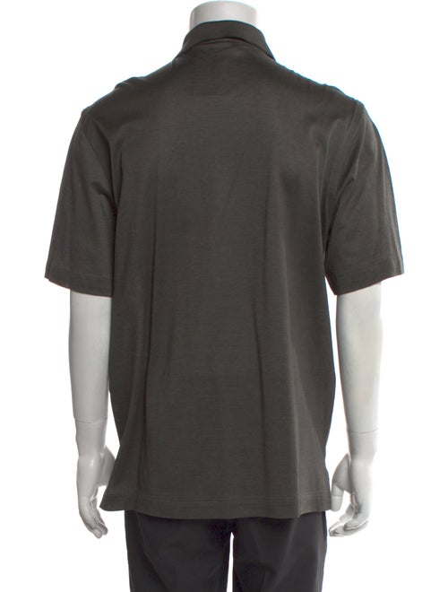 Brioni Collar Short Sleeve Polo Shirt