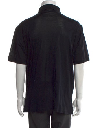 Brioni Collar Short Sleeve Polo Shirt