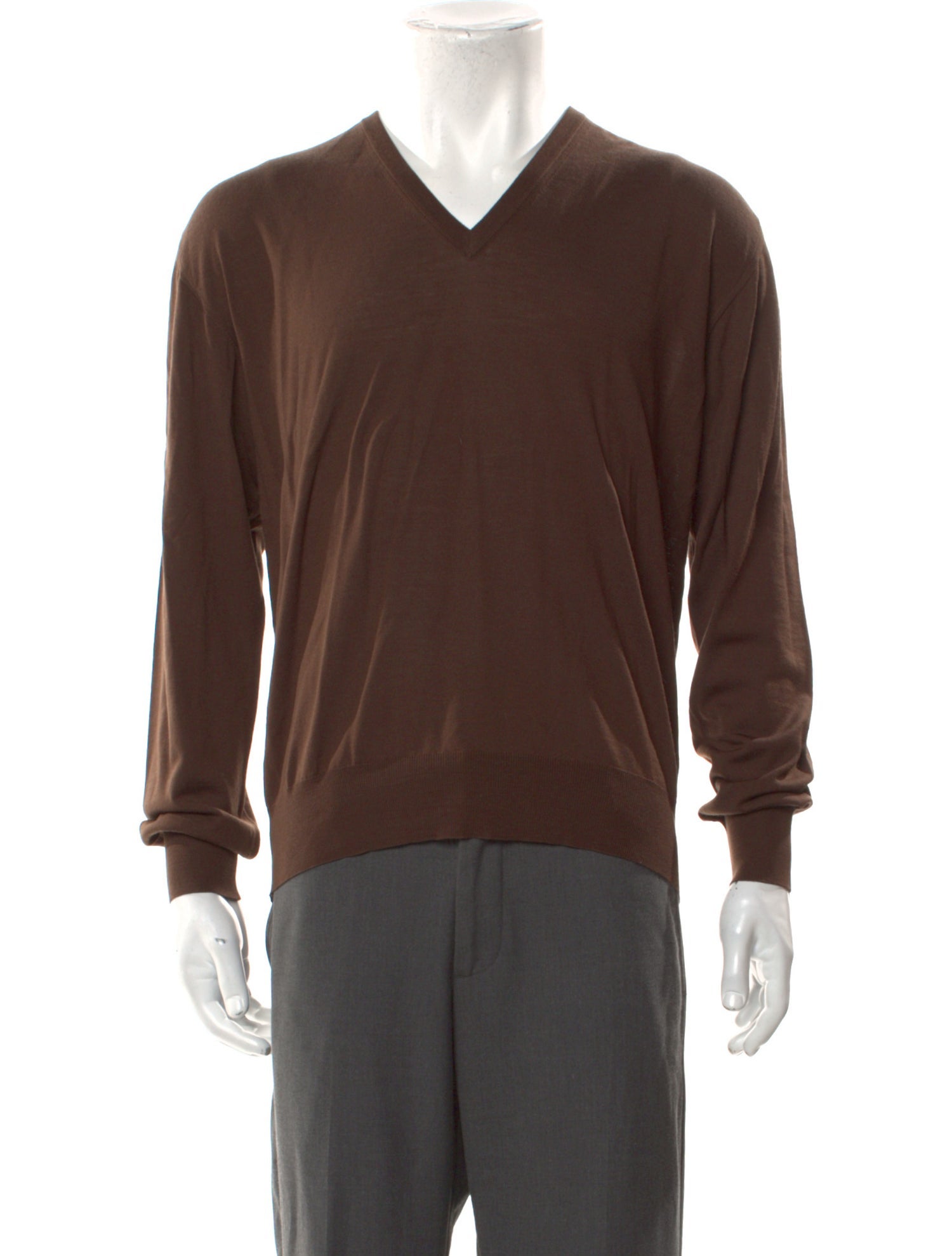 Brioni Wool V-Neck Pullover