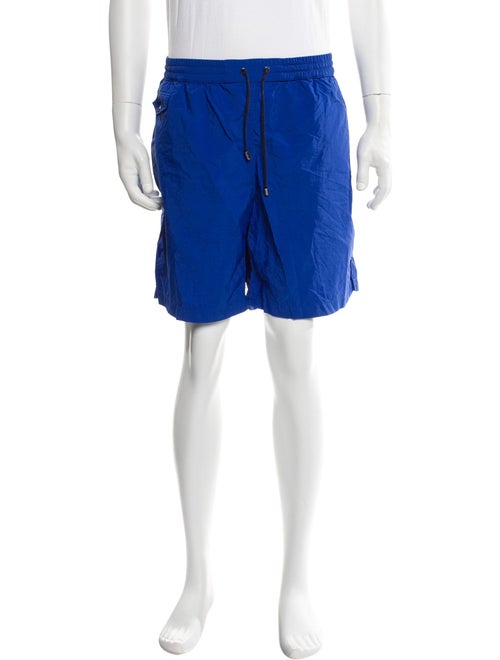 Brioni Embroidered Accent Swim Trunks