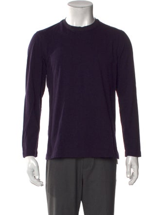 Brioni Crew Neck Long Sleeve T-Shirt