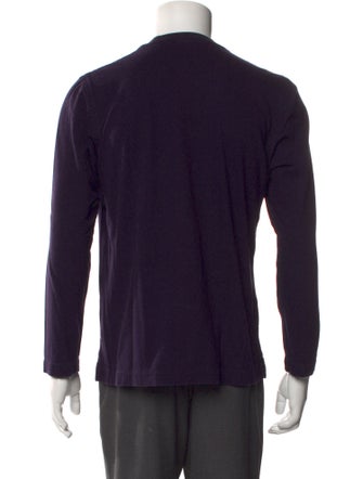 Brioni Crew Neck Long Sleeve T-Shirt