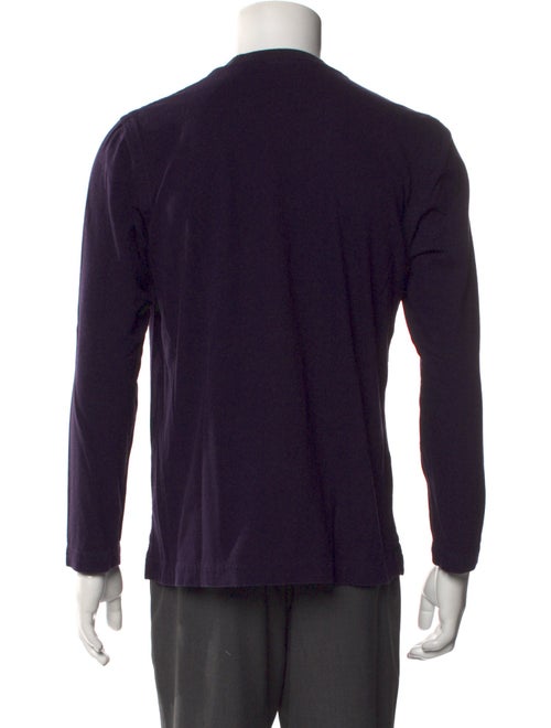 Brioni Crew Neck Long Sleeve T-Shirt