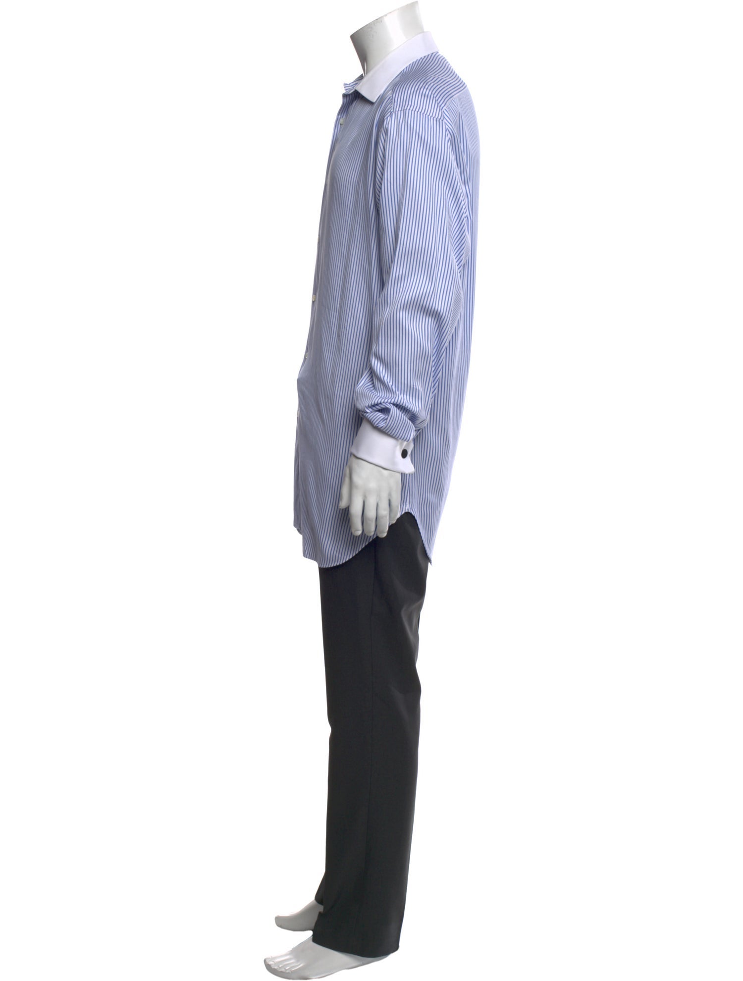 Brioni Striped Long Sleeve Shirt