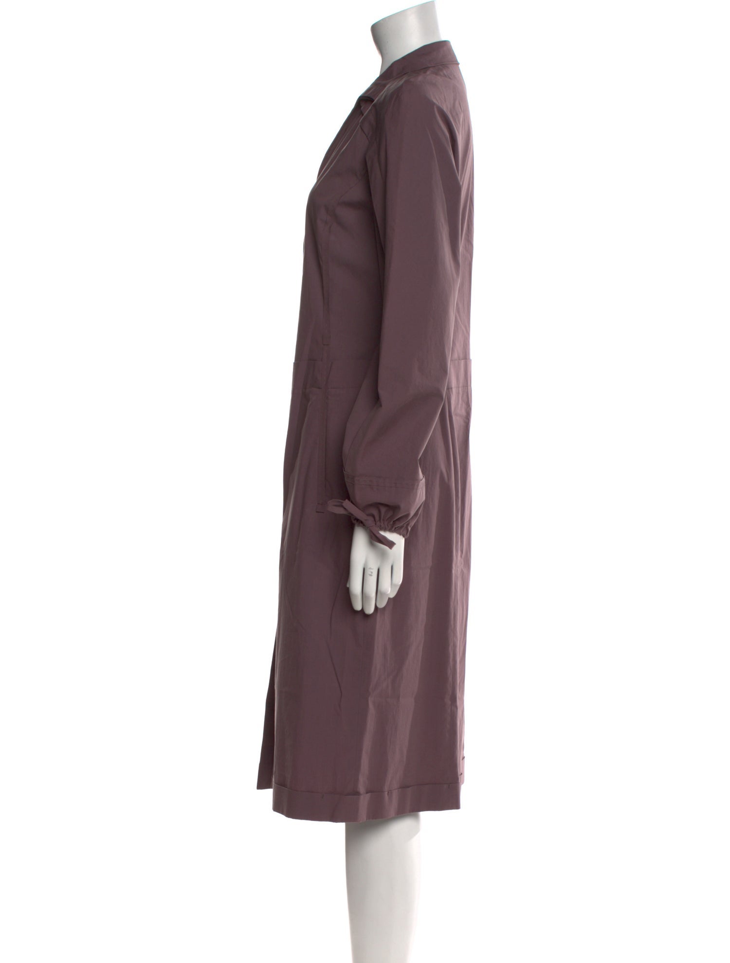 Brioni V-Neck Midi Length Dress