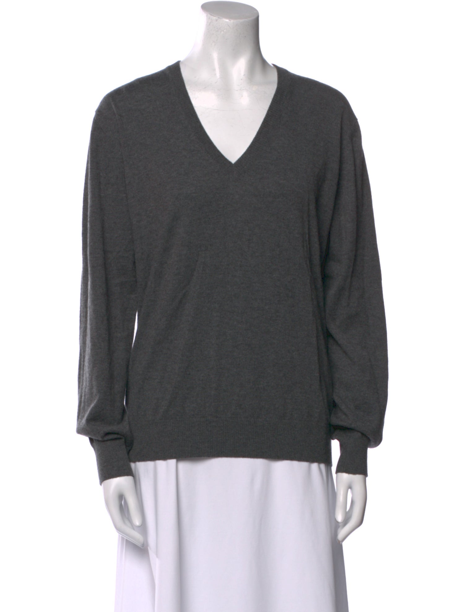 Brioni Cashmere V-Neck Sweatshirt