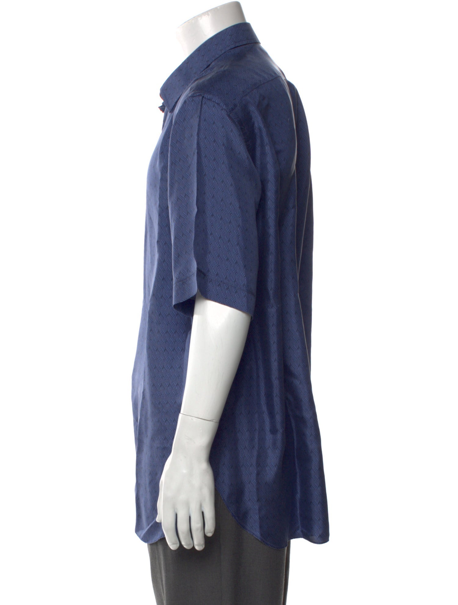 Brioni Silk Short Sleeve Shirt