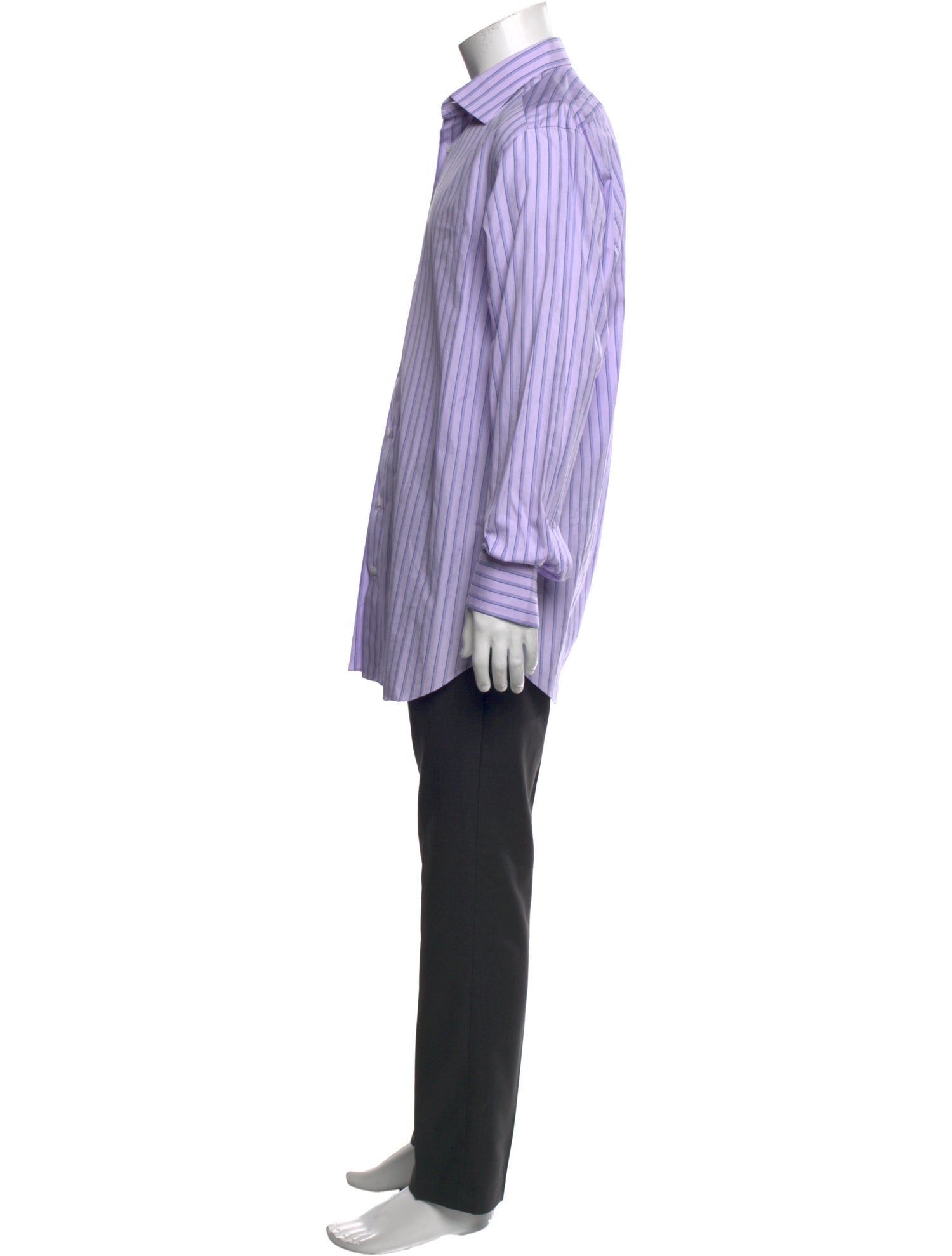 Brioni Striped Long Sleeve Shirt