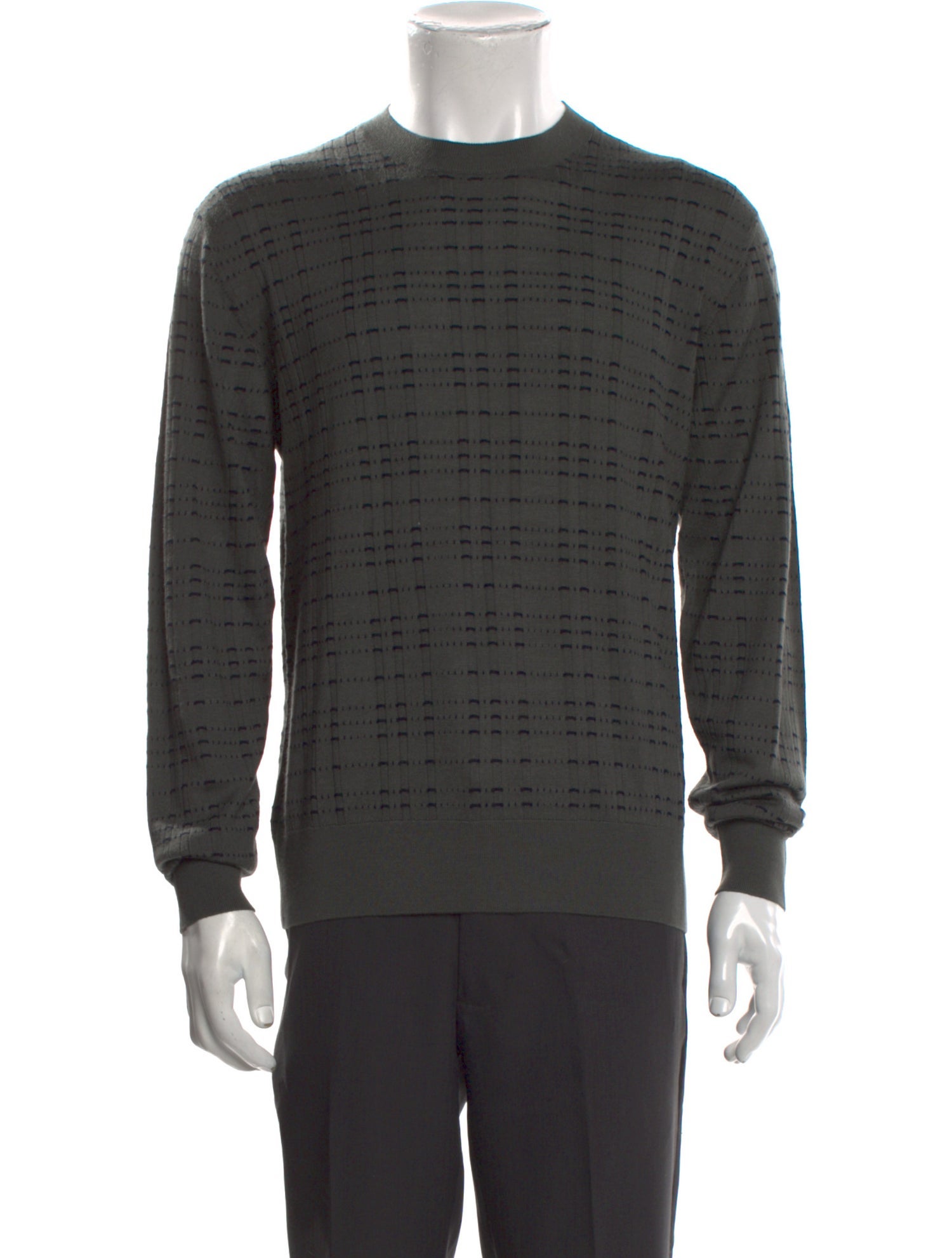 Brioni Wool Striped Pullover