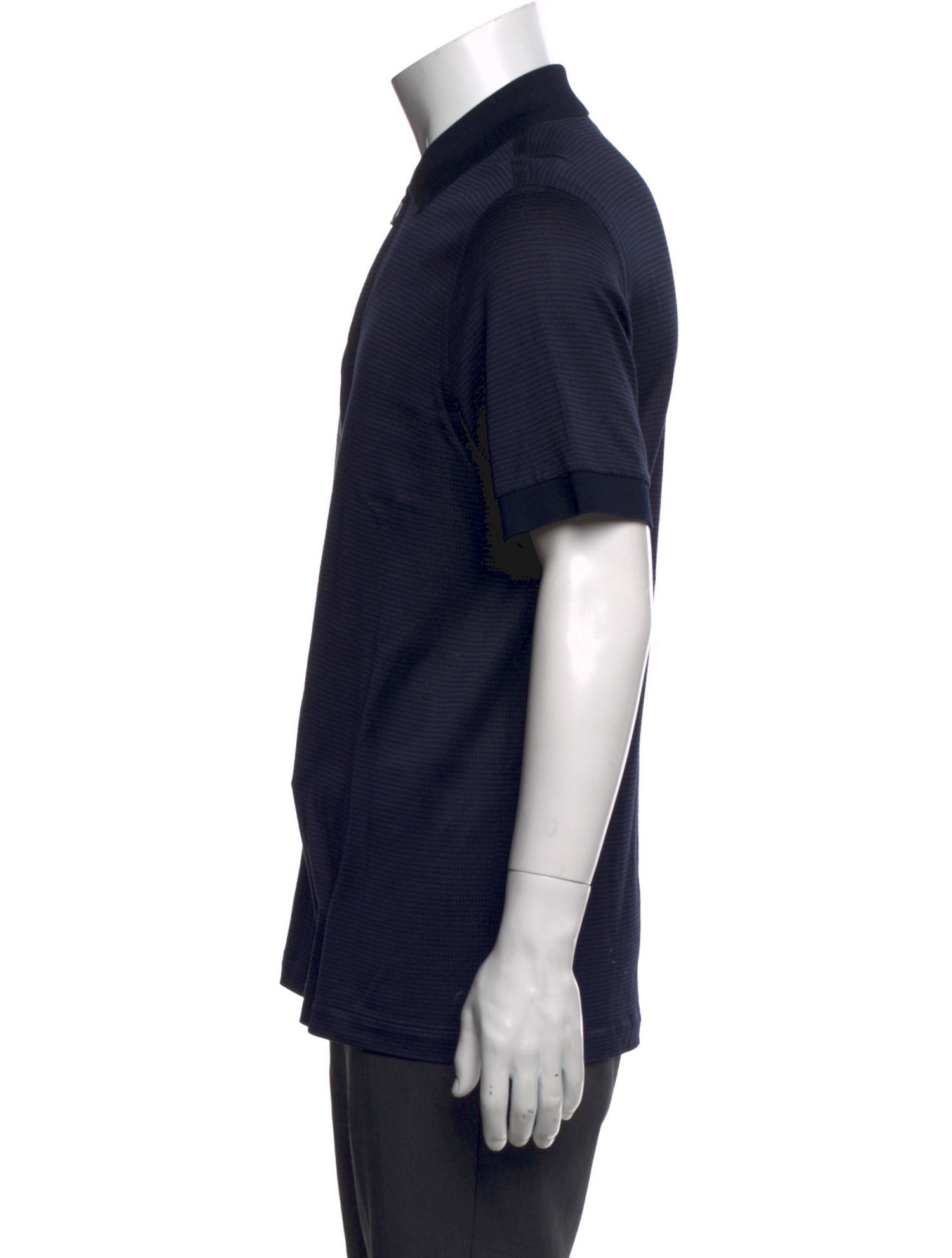 Brioni Crew Neck Short Sleeve Polo Shirt