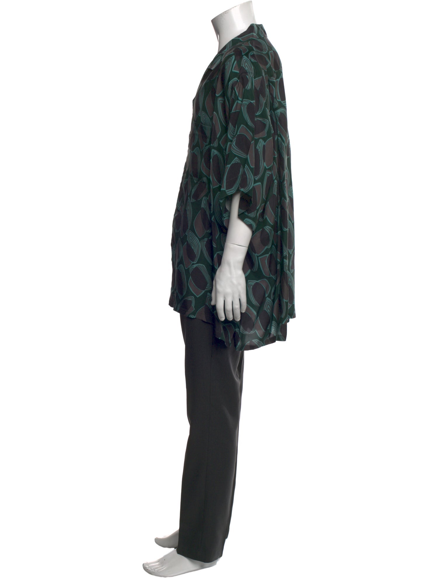 Brioni Printed Short Sleeve Shirt