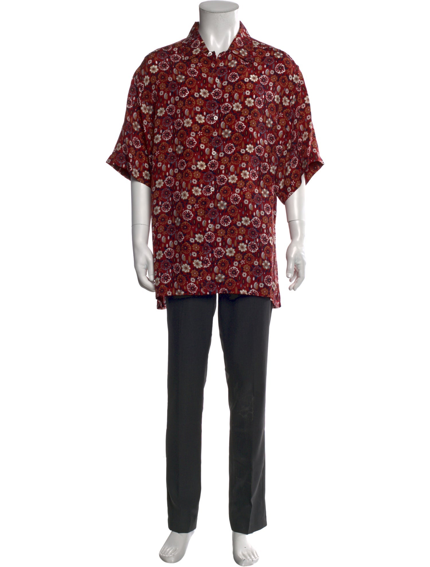 Brioni Printed Short Sleeve Shirt
