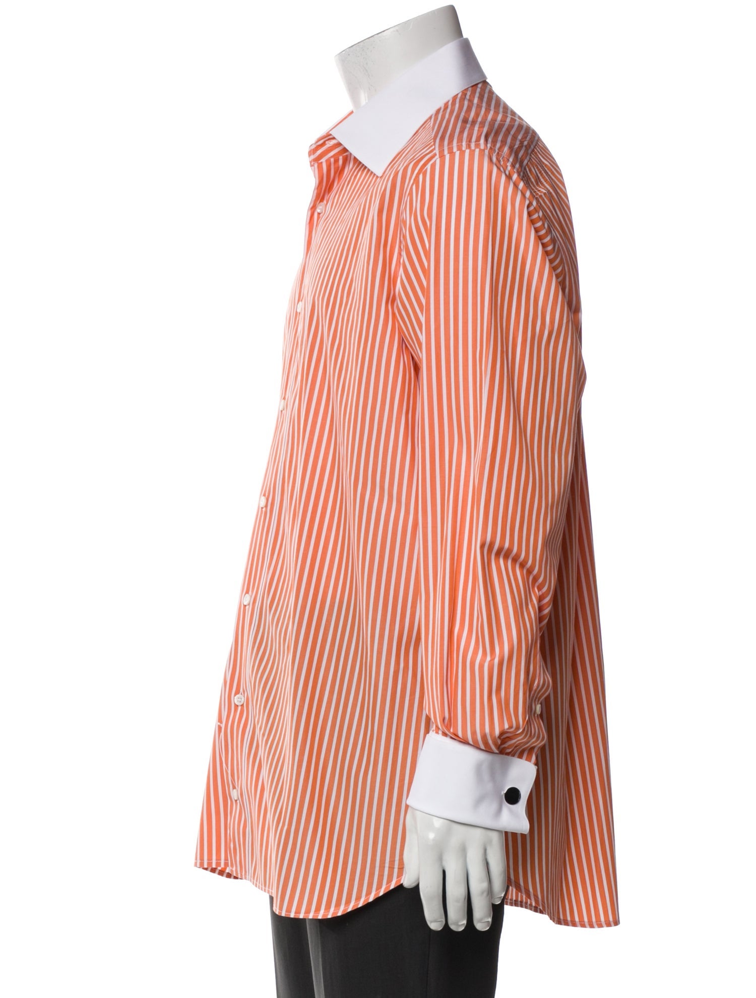 Brioni Striped Long Sleeve Shirt