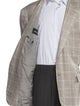 Brioni Plaid Print Blazer
