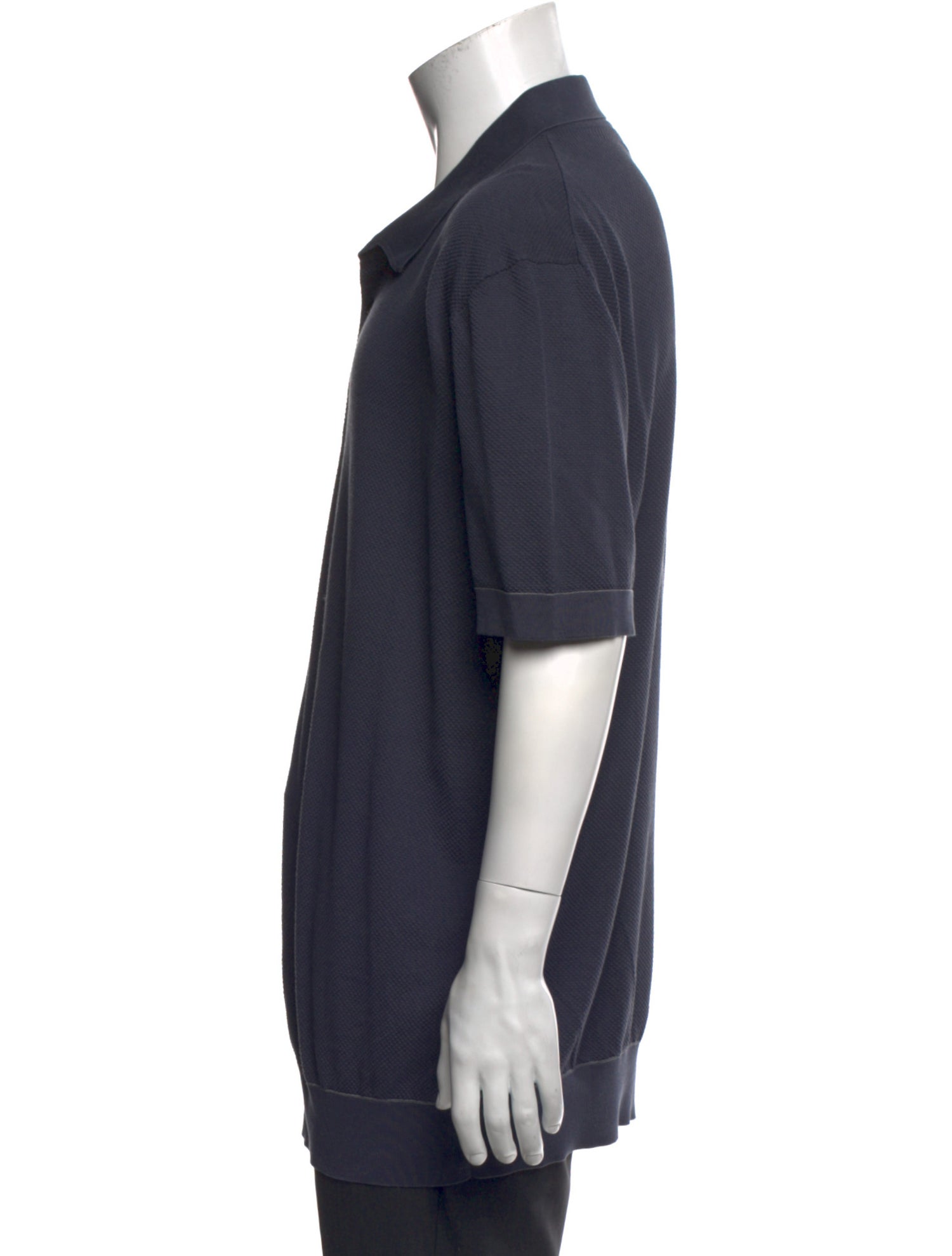 Brioni Crew Neck Short Sleeve Polo Shirt