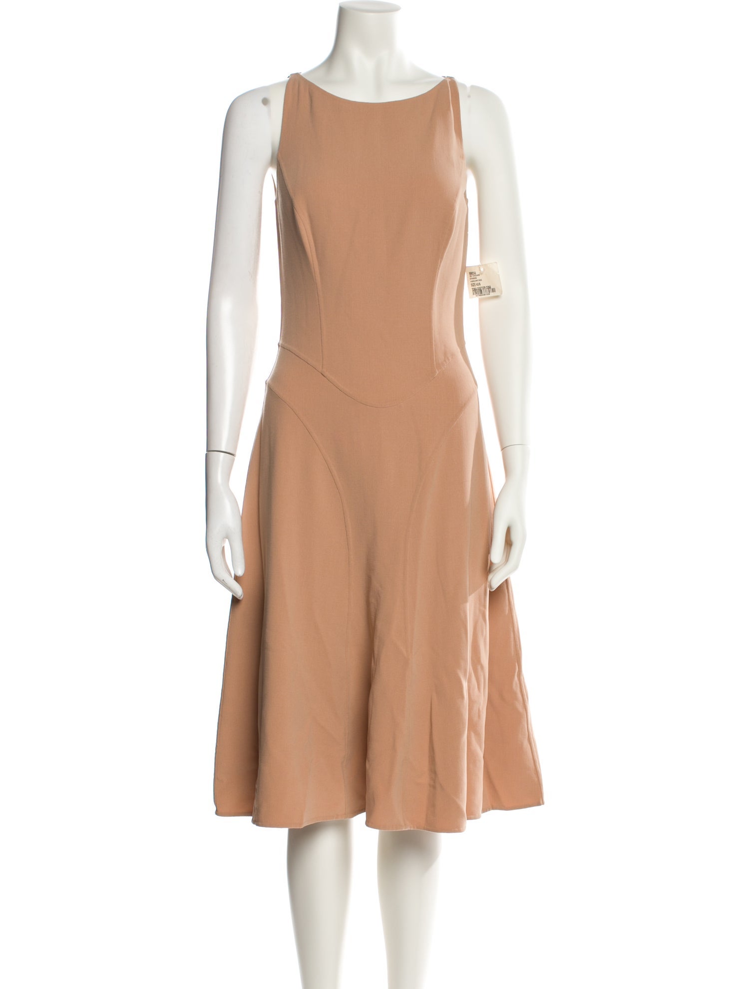Brioni Virgin Wool Midi Length Dress