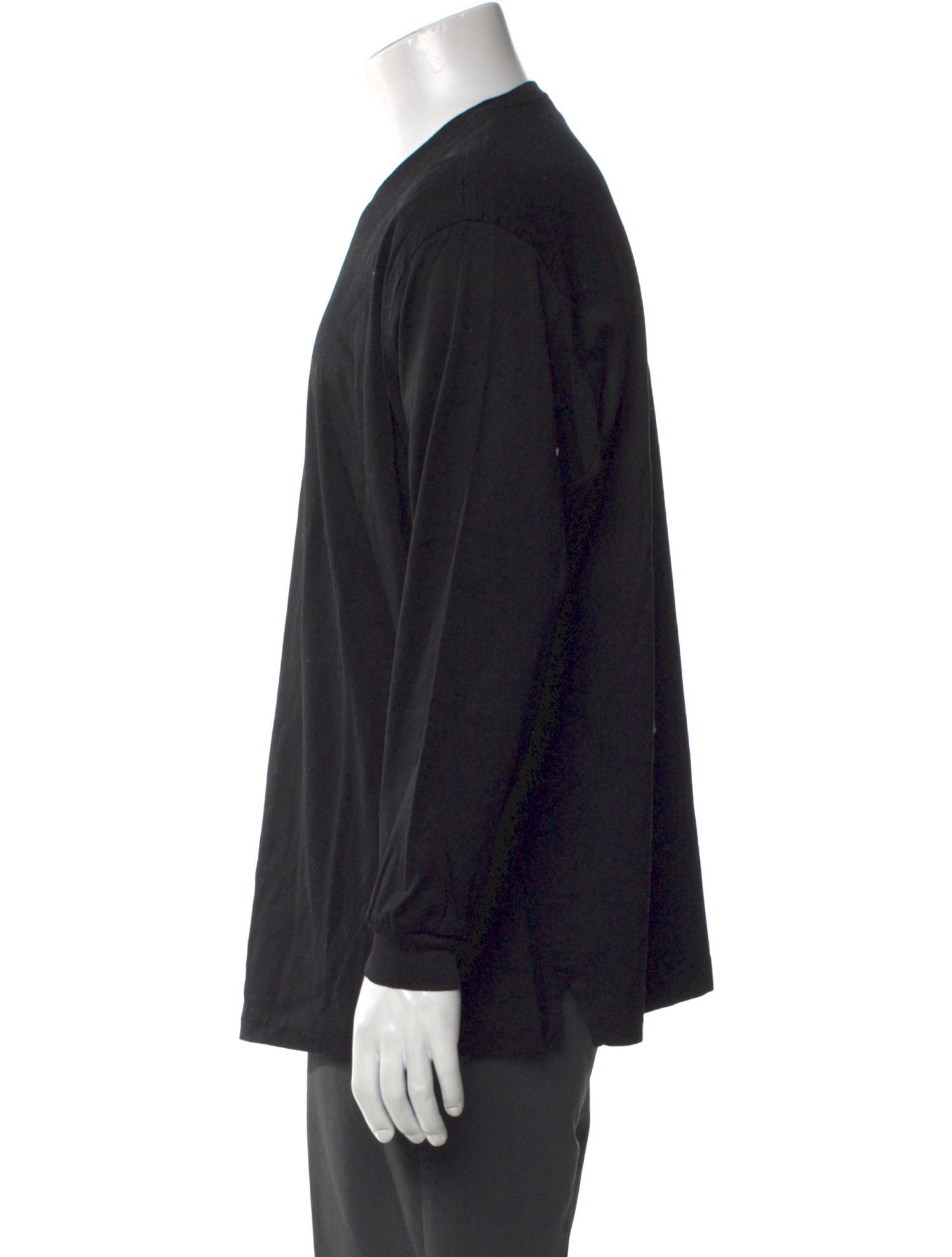 Brioni V-Neck Long Sleeve T-Shirt