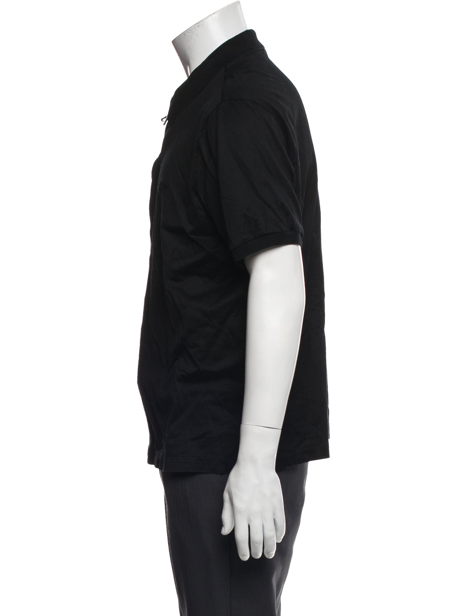 Brioni Collar Short Sleeve Polo Shirt