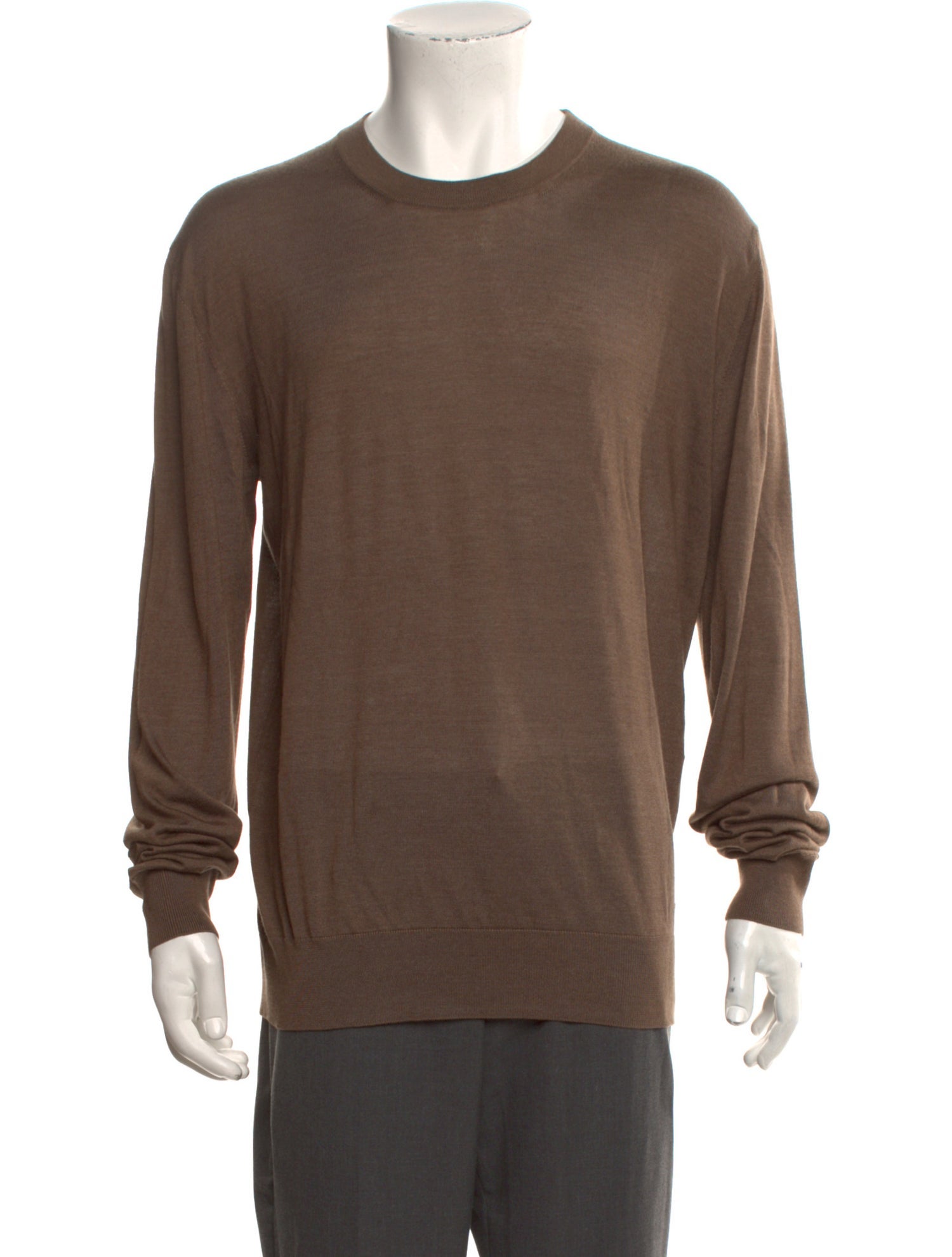 Brioni Crew Neck Long Sleeve Pullover