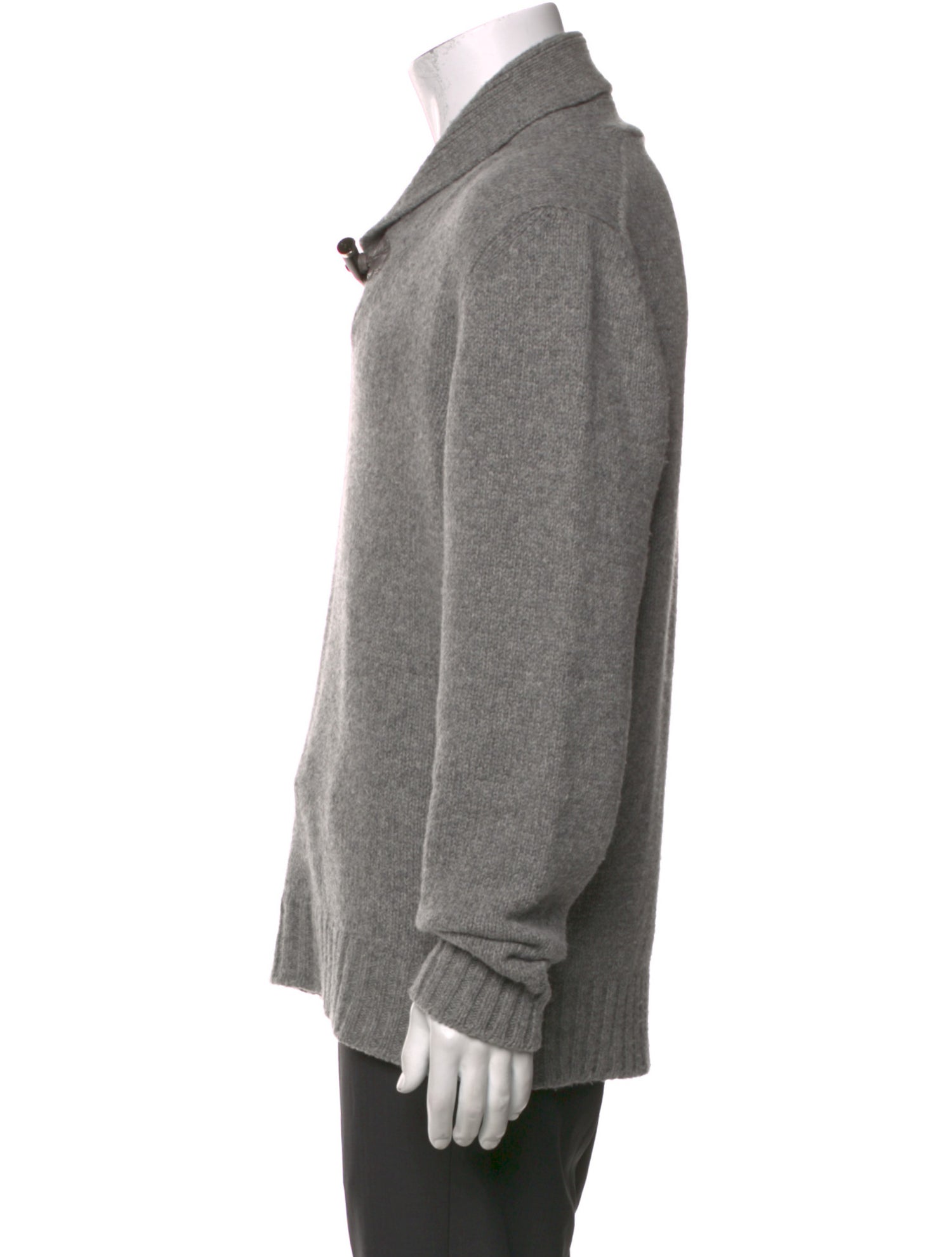 Brioni Wool Mock Neck Polo Sweater