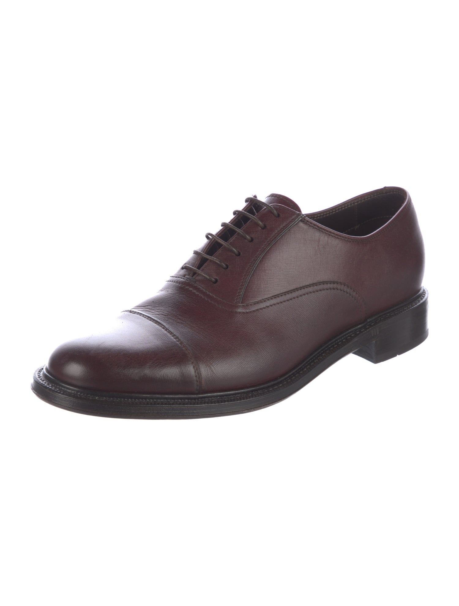 Brioni Leather Oxfords