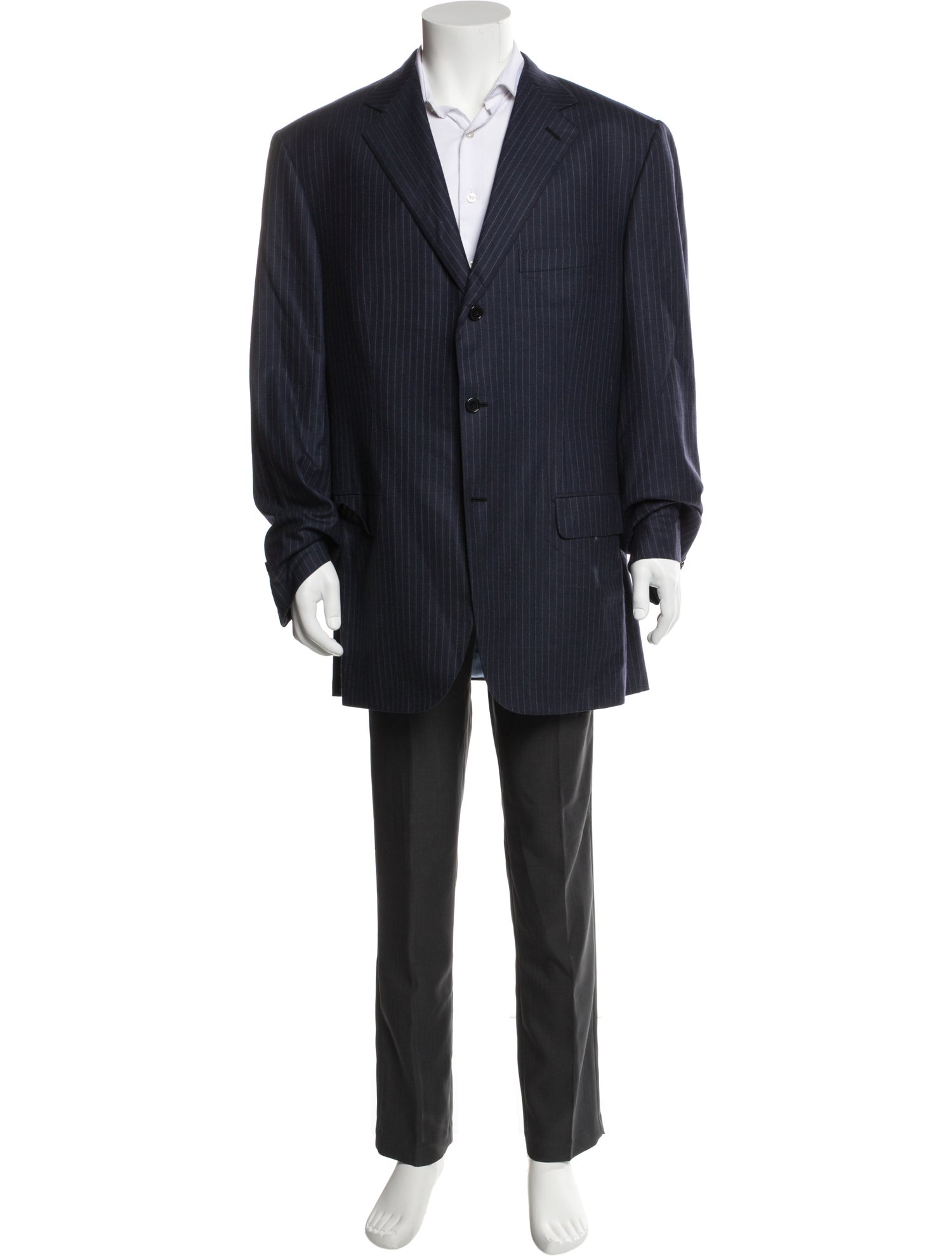 Brioni Wool Striped Blazer