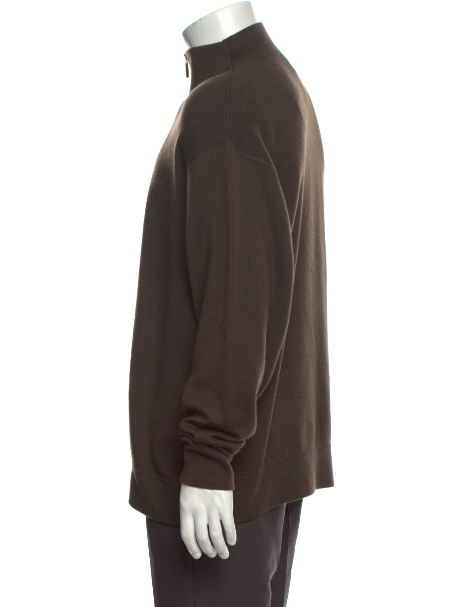 Brioni Mock Neck Long Sleeve Pullover