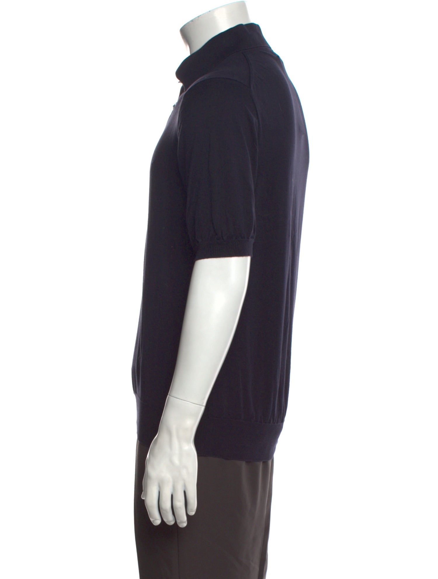 Brioni Collar Short Sleeve Polo Shirt