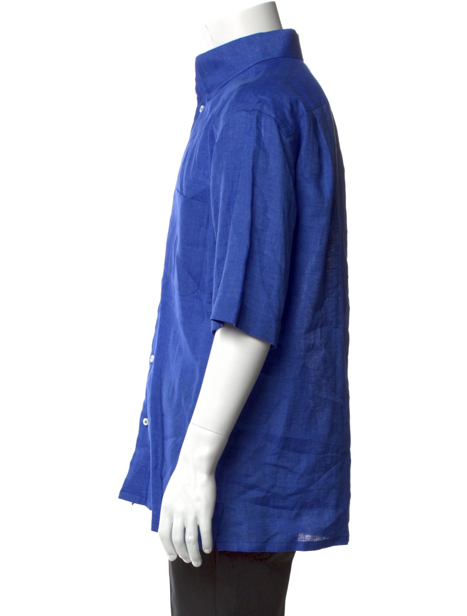 Brioni Linen Short Sleeve Shirt