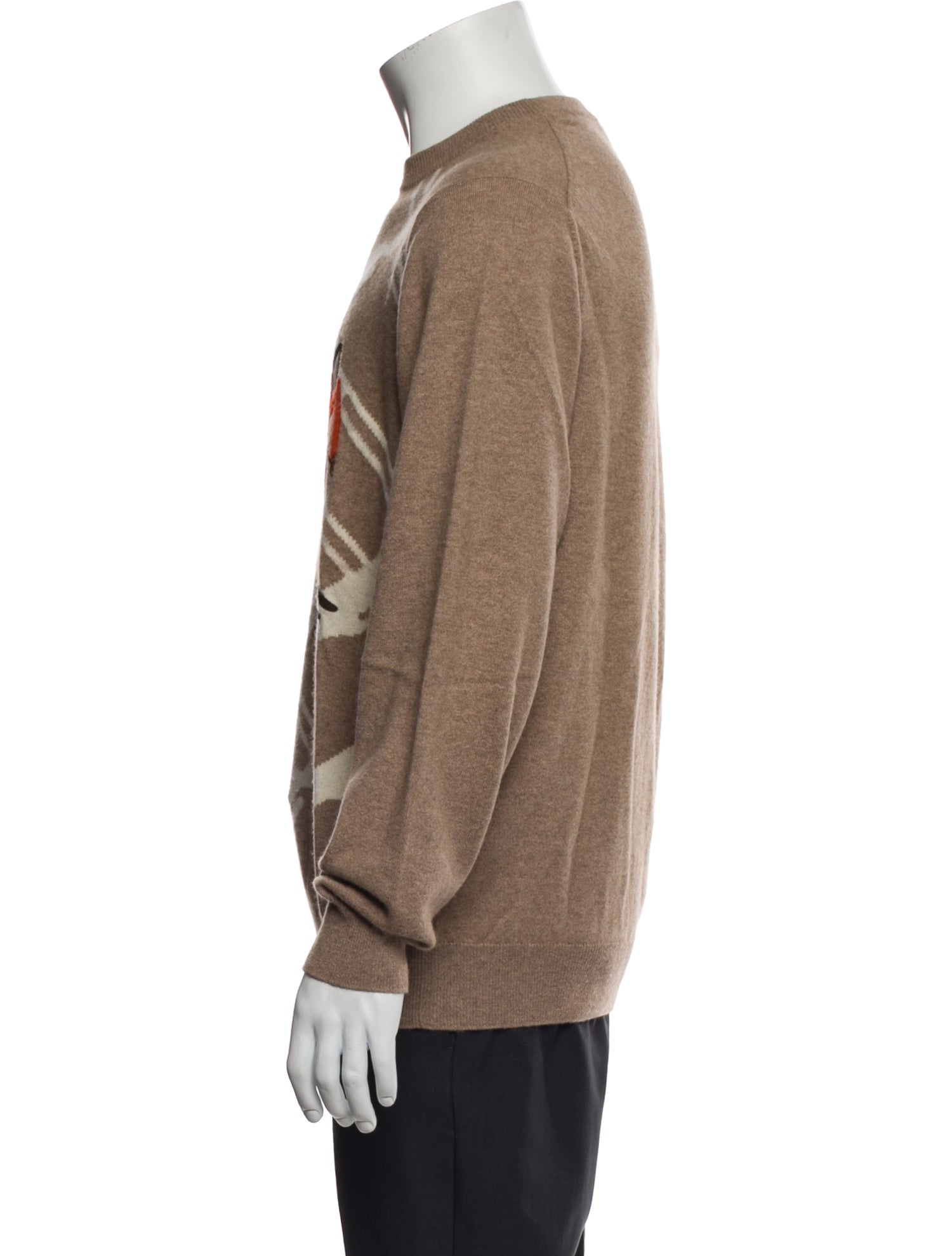 Brioni Cashmere Graphic Print Pullover