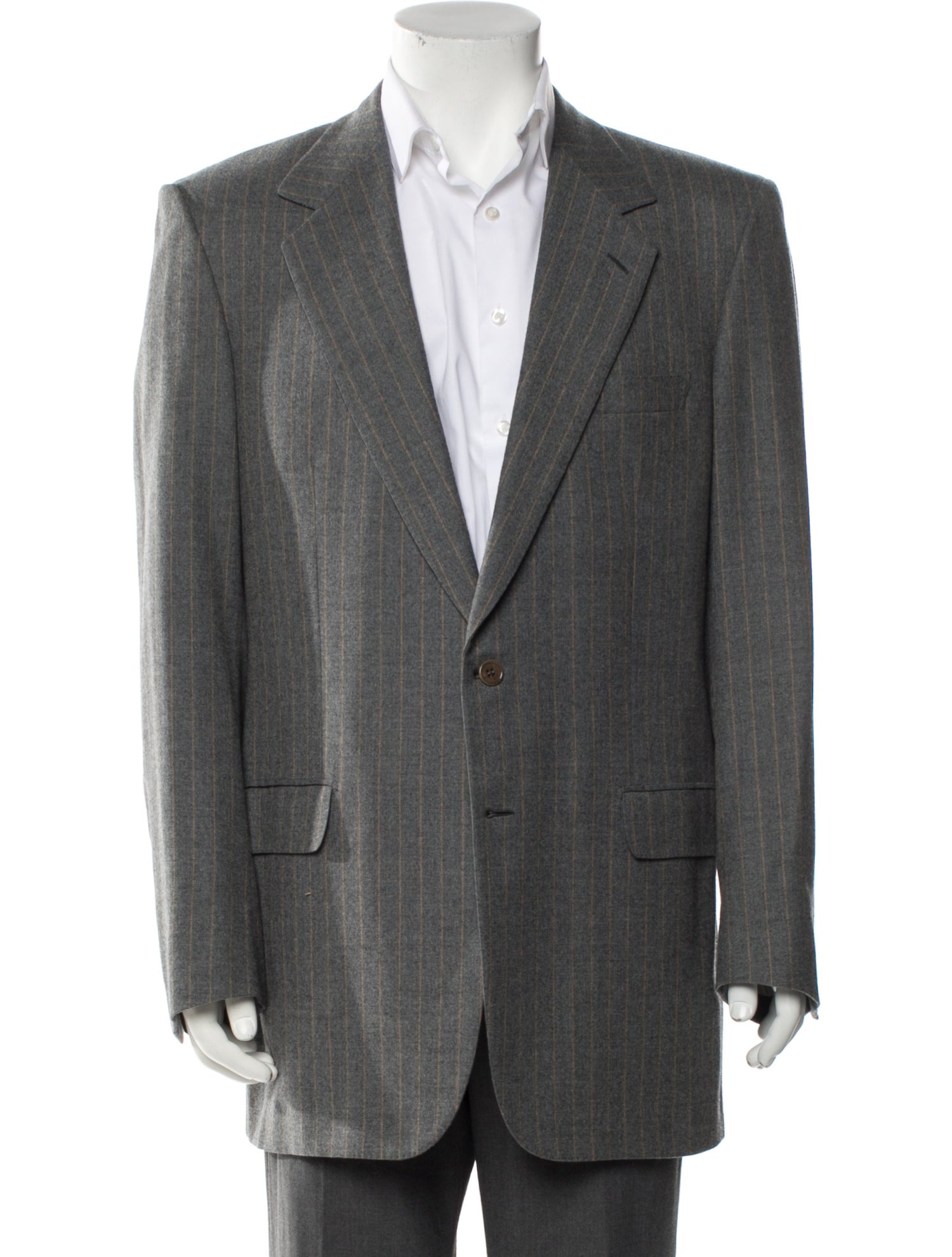Brioni Wool Striped Blazer