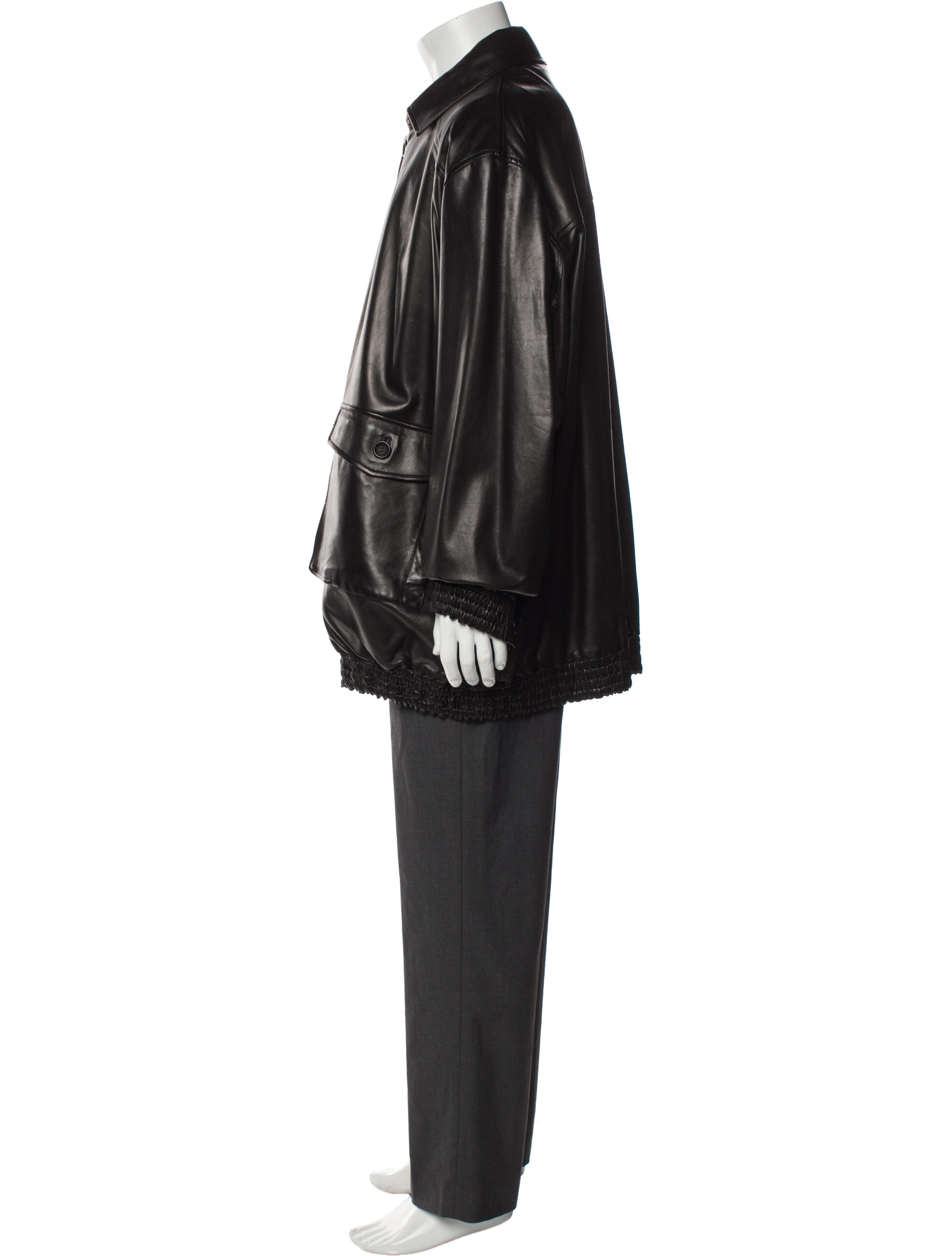 Brioni Leather Parka